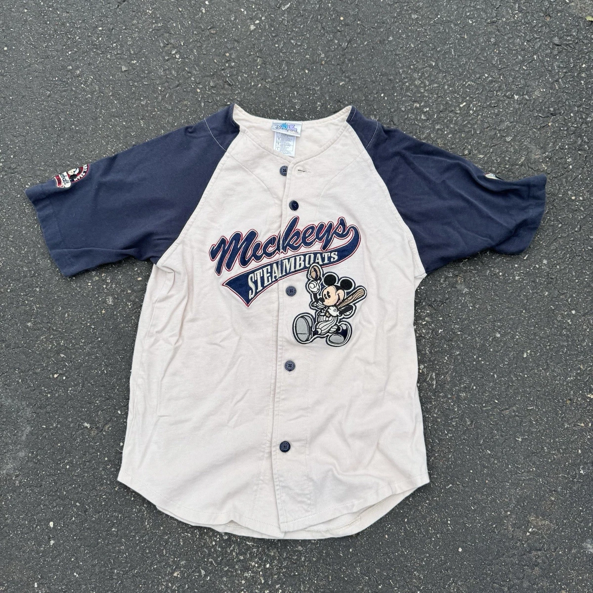 Camisa De Beisebol Retrô Anos 90 - Estilo Hip Hop Azul Com Número 42