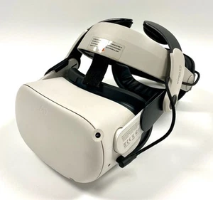 Oculus Quest 2 128GB VR Headset Only w/ Bobovr Headset Strap and Battery - Picture 1 of 9
