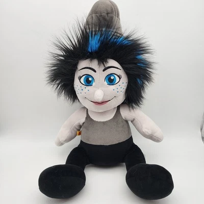 Build A Bear Vexy Naughty Smurf Plush 18" Blue Hair Freckles Stuffed Toy 2013 - Image 1 of 4