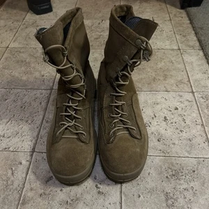 McRae Military Boots, Dark Tan/FDE, Goretex Vibram, Men’s Size 9W - Picture 1 of 9