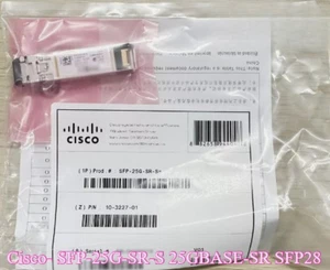 New FOR Cisco SFP-25G-SR-S 25GBASE-SR SFP28 Transceiver Module 850nm 100m MMF LC - Afbeelding 1 van 3