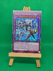 Yugioh MP24-EN018 - Wake Up Your Elemental Hero - Quarter Century Secret Rare - Foto 1 di 12