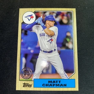 2022 Topps Update Series Matt Chapman 1987 35th Anniversary #87TBU-49 Blue Jays - Picture 1 of 2