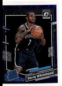2023-24 Donruss Optic Blue Prizm Dariq Whitehead RC Brooklyn Nets #230 - Picture 1 of 2