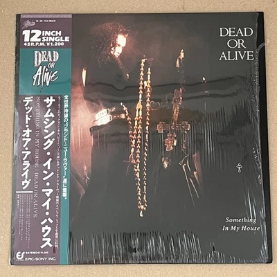 DEAD OR ALIVE / SOMETHING IN MY HOUSE/ Japan 1987 12･3P-792 OBI,INSERT shrink - Image 1 of 4