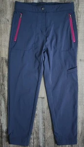Columbia Omni-Shade Youth Girls Hiking Daytrekker Pants Size Medium (10/12) Blue - Picture 1 of 11