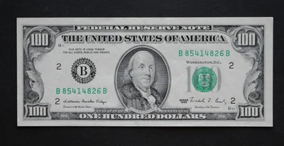 1988 $100 Federal Reserve Note/New York/F-2172B/uncirculated/Free Shipping - Image 1 of 4
