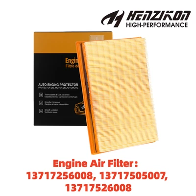 Filtro de aire del motor 13717505007 para BMW 745i 745Li 750Li 2002-2006 4,4 L especificaciones originales Foto 1 de 4