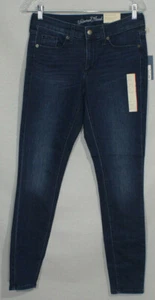 NWT Jeans Universal Thread Cotton Denim Skinny Mid Rise Dark Wash Sz 4 / 27 New! - Picture 1 of 11