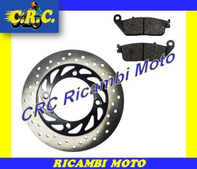 C.R.C. RICAMBI MOTO DISCO FRENO POSTERIORE+PASTIGLIE FRENO HONDA SW-T 400 2009 2010 2011 2012. 780