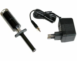 HRC Racing Glühkerzenstecker mit Anzeige und Akku 1800 mAh mit Lader Schwarz .. - Bild 1 von 4