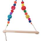 Durable Perch Ladder Hens Wooden Accessories Stress Relief Chicken Swing Toy