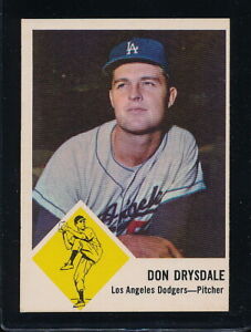 1963 Fleer Don Drysdale #41 - Dodgers - ExMt - C7607