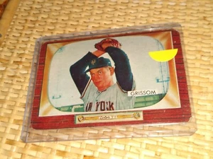1955 Bowman Set Break #123 Marv Grissom vintage original New York Giants - Picture 1 of 2