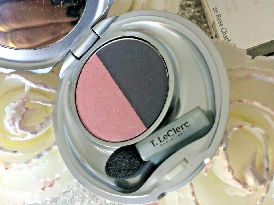 T LECLERC Augen Duo -schatten Augenlider Matt & Irisierend 20 Rose Charcoal Wert - Bild 1 von 1