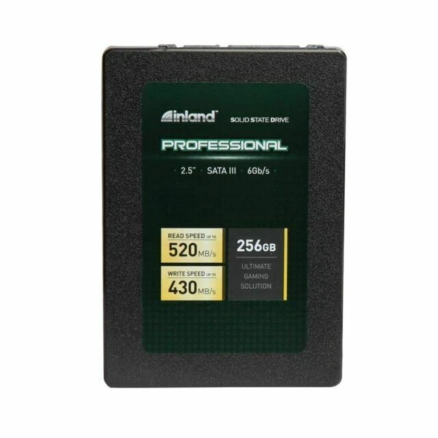 Inland Professional 256GB Internal 3D TLC NAND SATA 3 6Gb/s 2.5" SSD