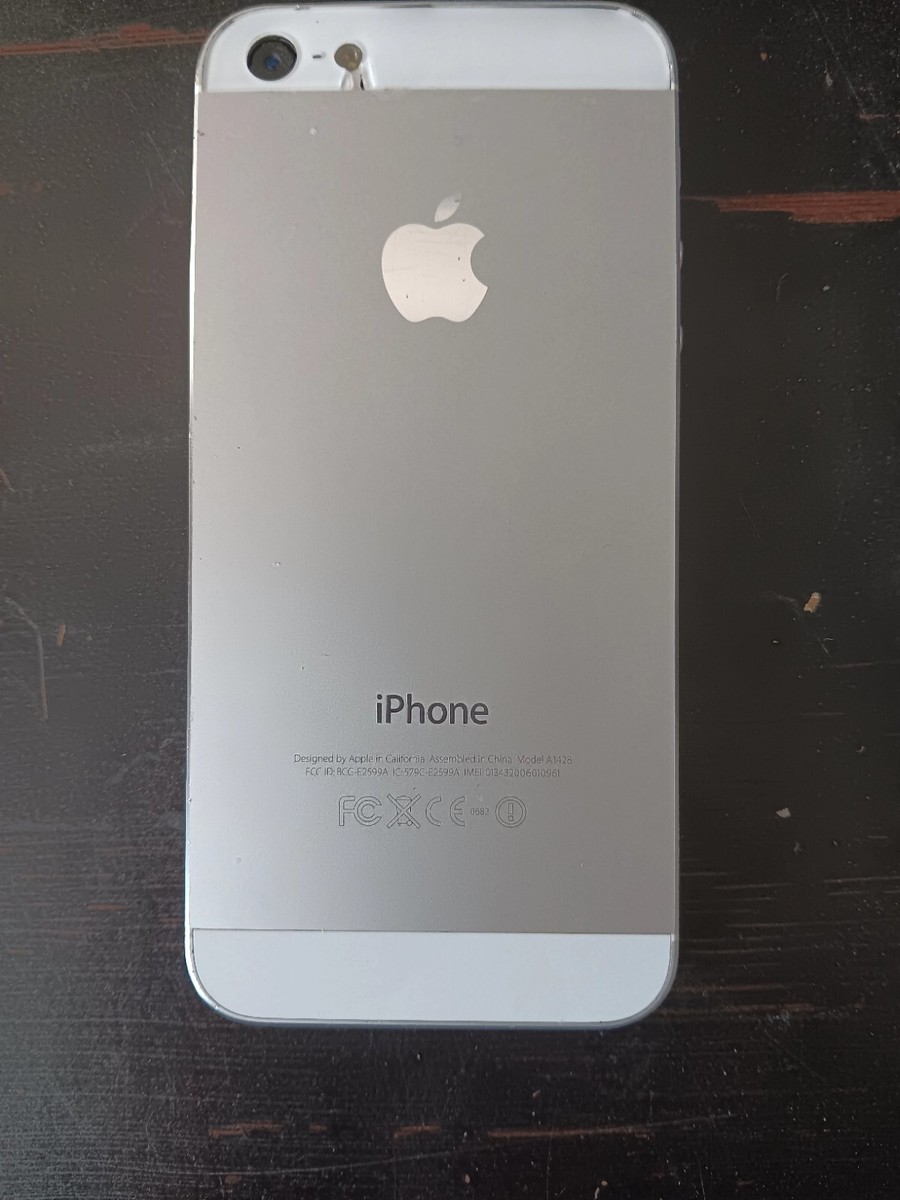 Apple iPhone 5 シルバー 本体 Apple iPhone 5 - 16 GB - White & Silver (Unlocked) for sale