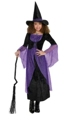 Disfraz Amscan Halloween 2 PC # 503 Poción Bruja Junior Mediano 7-9 NUEVO Foto 1 de 4