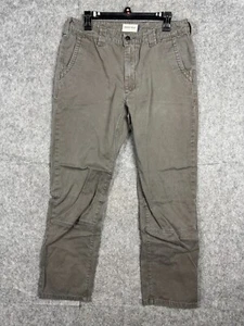 Pantalones chinos Edgevale caqui para hombre 34 x 32 (se adapta a 33 x 29) beige gris desgaste claro - Imagen 1 de 8