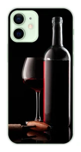 Coque en silicone imprimée compatible Apple iPhone 12 Mini Vin - Picture 1 of 3