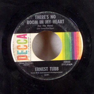 Ernest Tubb Another Story / There's No Room in My Heart 7" 45 Decca VG - Picture 1 of 1