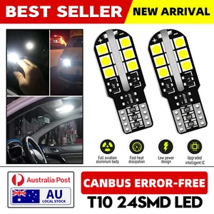 10X T10 LED Car Side Wedge Parker Light Bulbs Super Bright White 168 194 2825 - Picture 1 of 13