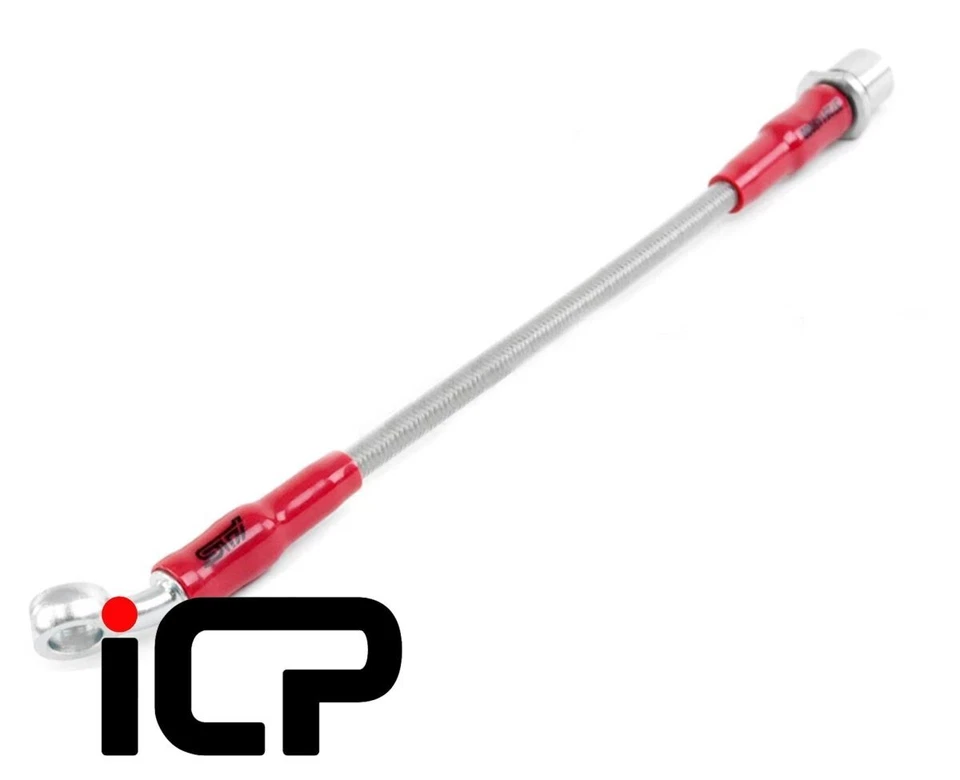 STi Stainless Steel Mesh Braided Clutch Hose Fits Subaru Impreza Forester Legacy - Image 1 of 1