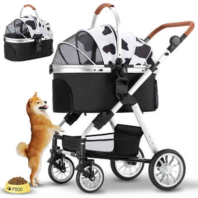 Hundewagen Hundetrolley Hundetasche 2 in 1 Hundebuggy Haustierbuggy Pet trolley - Bild 1 von 4