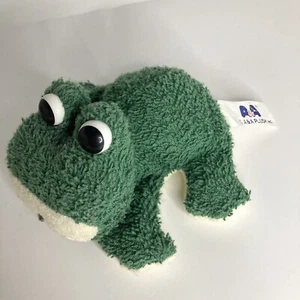 A&A Plush Frog Green mini 4” Stuffed Animal Toy RARE - Picture 1 of 9