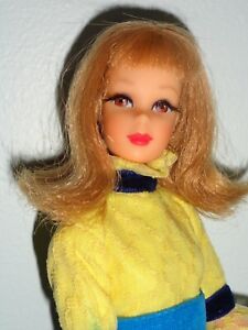 Vintage / Mod BARBIE BLONDE TNT FRANCIE Doll W/SHILLMAN DRESS HONG KONG FLATS