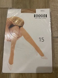 Wolford 15 Tights Nylons Gobi 4365 Small New Beige Tan - Picture 1 of 3