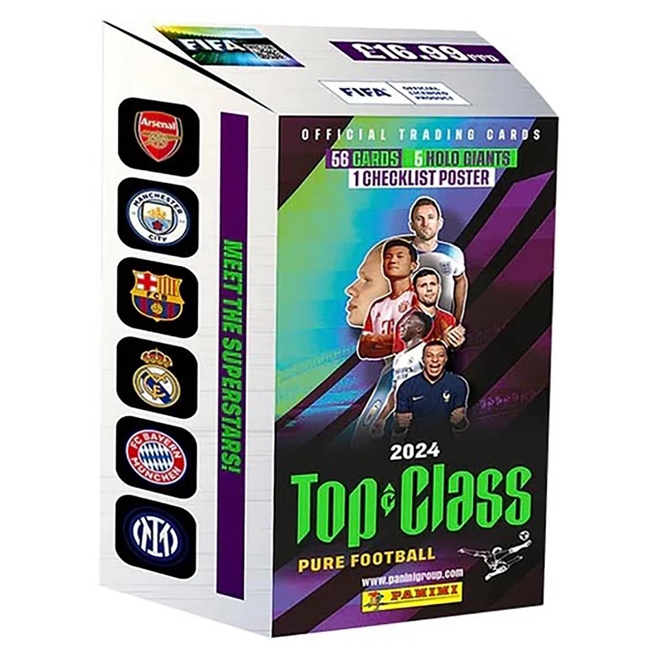 Panini FIFA 2024 Top Class Trading Card Collection Blaster Box Football Cards