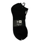 New Era Black White Ankle Socks 2-Pack SZ 8-13