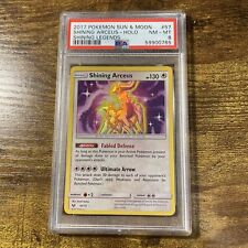 PSA 8 NM-MT SHINING ARCEUS HOLO #57 SHINING LEGENDS 2017 POKEMON TCG