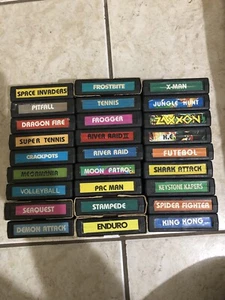 Very Rare Atari 2600 Cosmovision Carts NTSC. Not Polyvox CCE Brazilian Colector - Picture 1 of 16