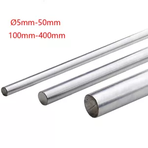 Ø5-50 mm verchromt 45# Stahl Rundstab Gehärtete Stange Schiene Linearwelle Optische Achse - Bild 1 von 1