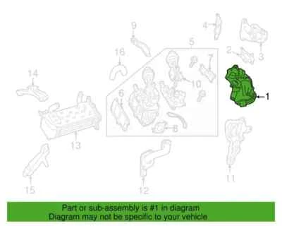 Válvula Egr OEM 651140086080 Mercedes Benz Original E 250 2014-2016 Foto 1 de 3