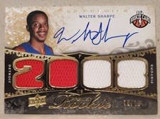 2008-09 Upper Deck Premier Rookies Autographs Jerseys #127 Walter Sharpe 75/75