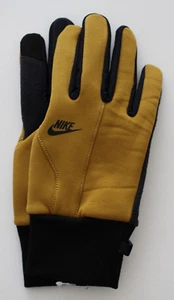 Nike Tech Fleece 2.0 Gloves Mens Large Bronzine/Black - Picture 1 of 5