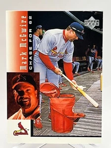 1998 Upper Deck Mark McGwire Chase for 62 LD Card #30/30 St. Louis Cardinals - Picture 1 of 2