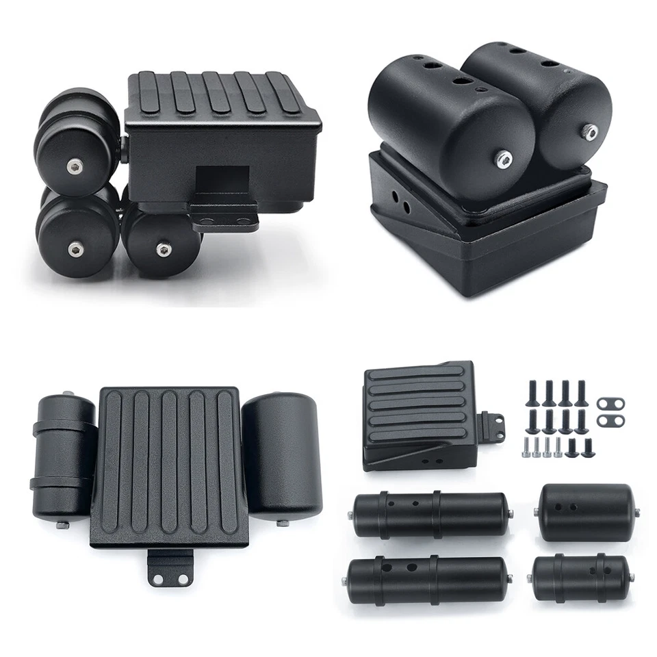 Metal Battery Box Air Tank For 1/14 Tamiya Model SCANIA RC Tractor Truck DIY Car - Image 1 of 1