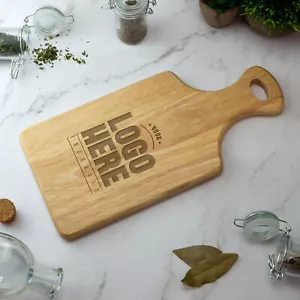 Custom Logo Engraved Wooden Serving Board Cheese Board Serving Board Cutting - Picture 1 of 6