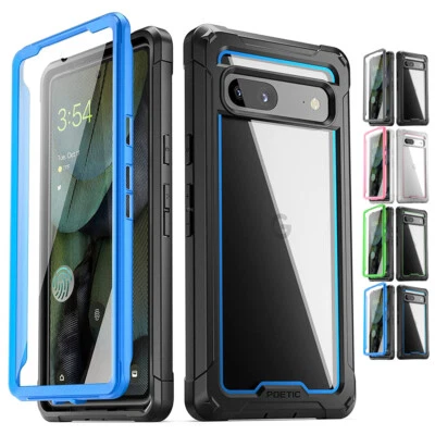 For Google Pixel 7A 5G Case Bumper Shockproof Poetic Cover with Screen Protector - Image 1 of 4