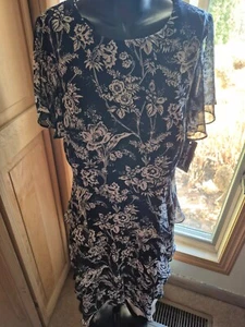 Jessica Howard Petite Floral-Print Tiered Dress - Size: 12 P - Picture 1 of 5