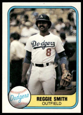 1981 Fleer #111 Reggie Smith Los Angeles Dodgers Baseball - Image 1 of 2
