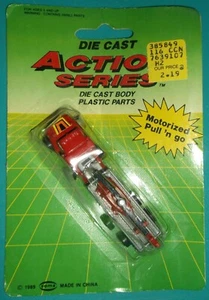 DIE CAST ACTION SERIES SOMA 1989 MOTORIZED PULL N GO NEW TRUCK WITH HELICOPTER - Picture 1 of 8