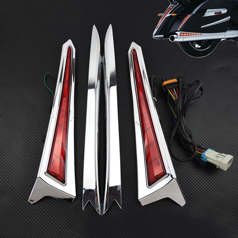 Luces de freno traseras Accent alforja aptas para Victory Cross Country Cross Road Foto 1 de 4