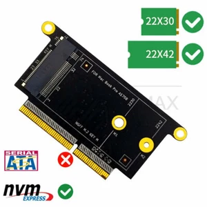 NGFF M.2 NVMe Key M 2230/2242 Type Adapter for Macbook A1708 Model - Picture 1 of 6