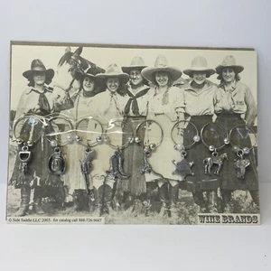 Western Cowboy Wein Charms Etiketten - Bild 1 von 2