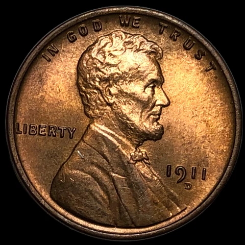 1911 D Lincoln Cent Wheat Penny   #E9209 Cover